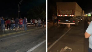 VIDEO: CASAL MORRE EM GRAVE ACIDENTE ENTRE MOTOCICLE E CARRETA NA BR-364, EM DIAMANTINO