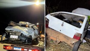 MULHER E CRIANÇA FICAM FERIDAS EM ACIDENTE NA SERRA ENTRE DIAMANTINO E NOVO DIAMANTINO