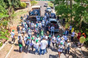 PROJETO “RIO VIVO” DO ROTARY CLUB DE DIAMANTINO RECOLHE 300 KG DE LIXO E MOBILIZA COMUNIDADE PELA PRESERVAÇÃO AMBIENTAL