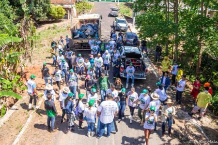 PROJETO “RIO VIVO” DO ROTARY CLUB DE DIAMANTINO RECOLHE 300 KG DE LIXO E MOBILIZA COMUNIDADE PELA PRESERVAÇÃO AMBIENTAL