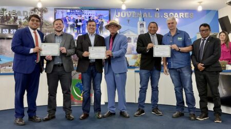 APROSOJA MT RECEBE MOÇÃO DE APLAUSOS DA CÂMARA DE DIAMANTINO