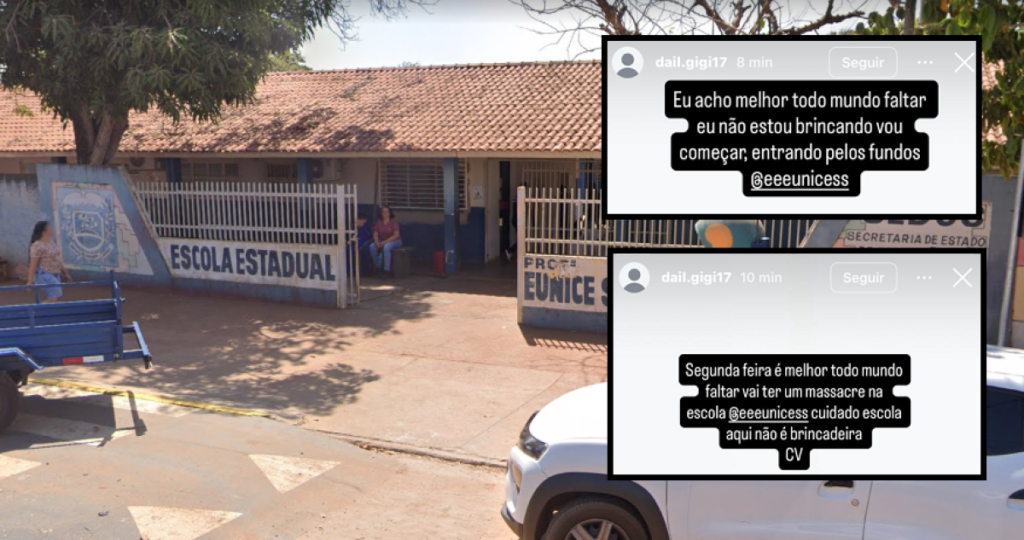 MENOR AMEAÇA FAZER MASSACRE EM ESCOLA DE RONDONÓPOLIS E ACABA DETIDA PELA PM